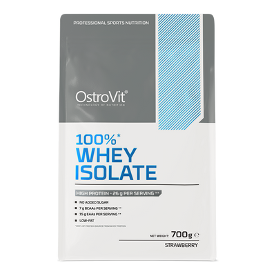 100% Whey Isolate 700 g strawberry