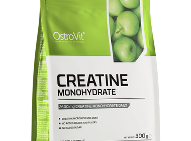 Creatine Monohydrate 300 g green apple