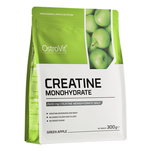 Creatine Monohydrate 300 g green apple